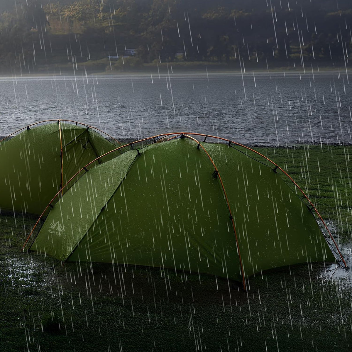 Night Cat 2-Personen Campingzelt – Leicht, Wasserdicht & Blitzschnell aufgebaut