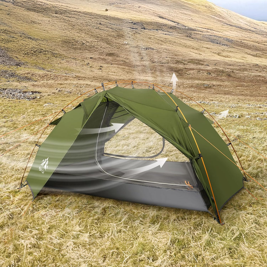 Night Cat 2-Personen Campingzelt – Leicht, Wasserdicht & Blitzschnell aufgebaut