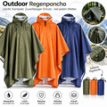 RAVU 3in1 Regenponcho – Multifunktionales Outdoor-Cape, Tarp & Unterlage