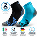 Wapiti RUN 2 Paar Laufsocken Doppelpack | Primaloft Sportsocken