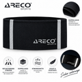 ARECO Herren Laufstirnband Reflective | Atmungsaktiv & Reflektierend