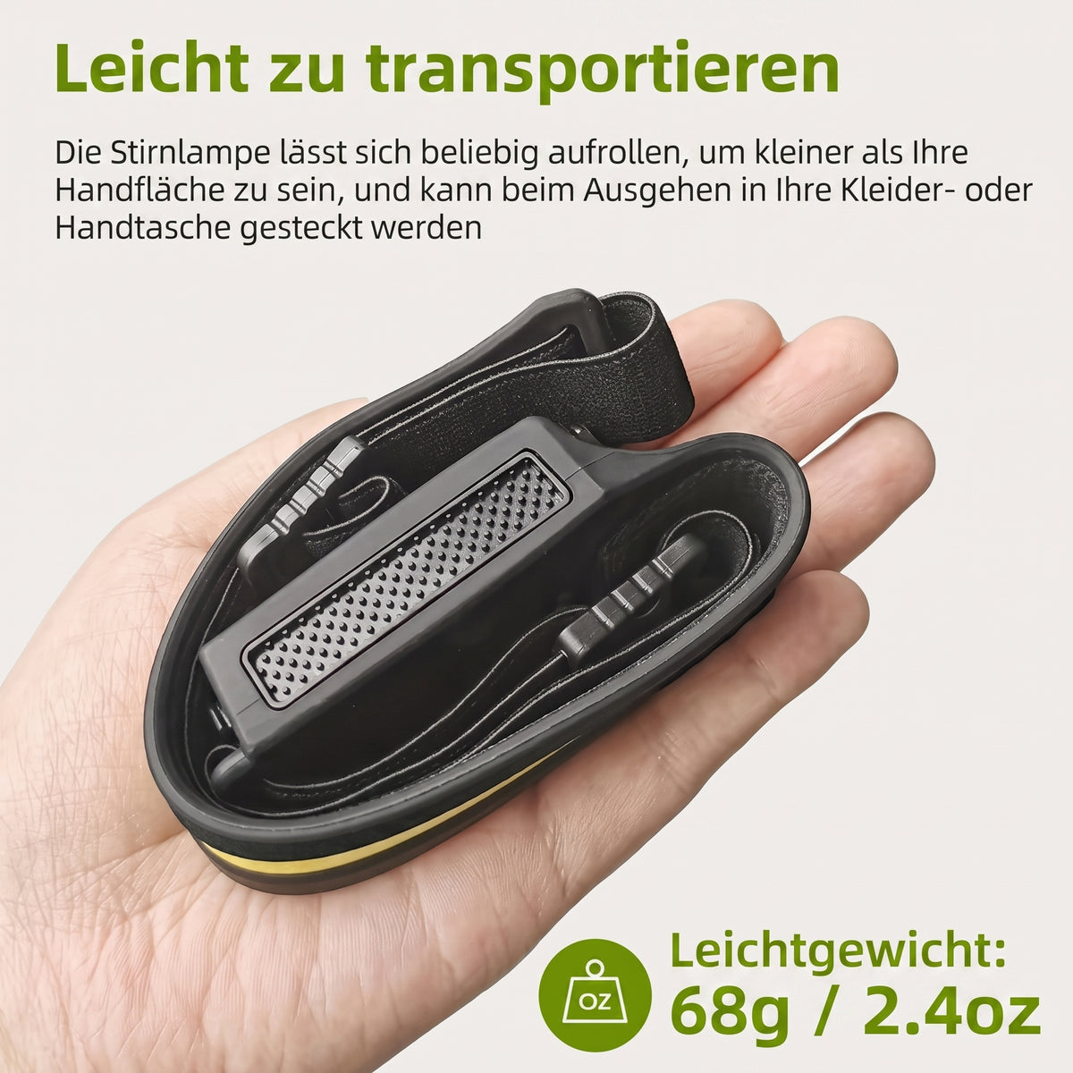 COBA - Stirnlampe Kopflampe ASK - freie Hände 240Lm