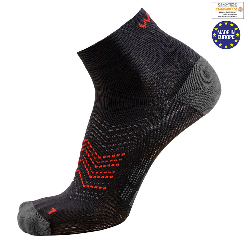 Wapiti Run Oekotec Short Laufsocken Profi Sportsocken | Made in Italy