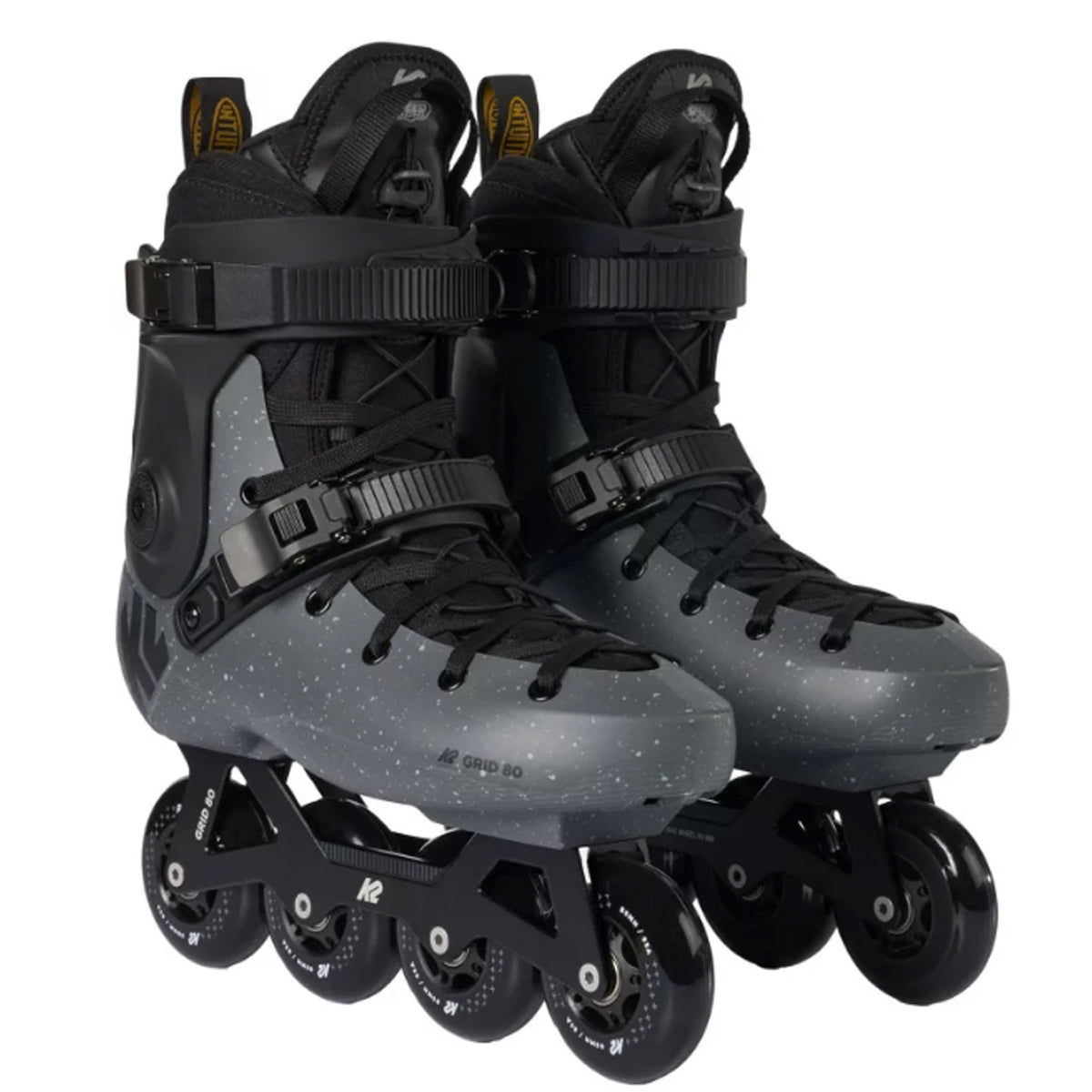 K2 Grid 80 Inline Skates Unisex – Hardboot Skates, grey