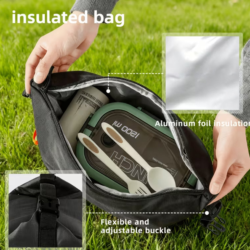 RAVU Isolierte Kühltasche 6L – Leichte Lunchbag mit Isolierung - wasserdicht
