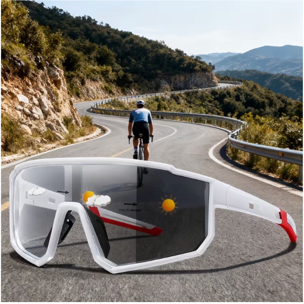 RAVU – Selbsttönende Sport Sonnenbrille mit photochromen Gläsern
