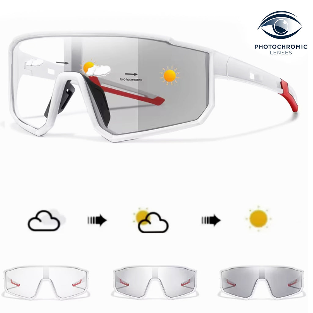 RAVU – Selbsttönende Sport Sonnenbrille mit photochromen Gläsern