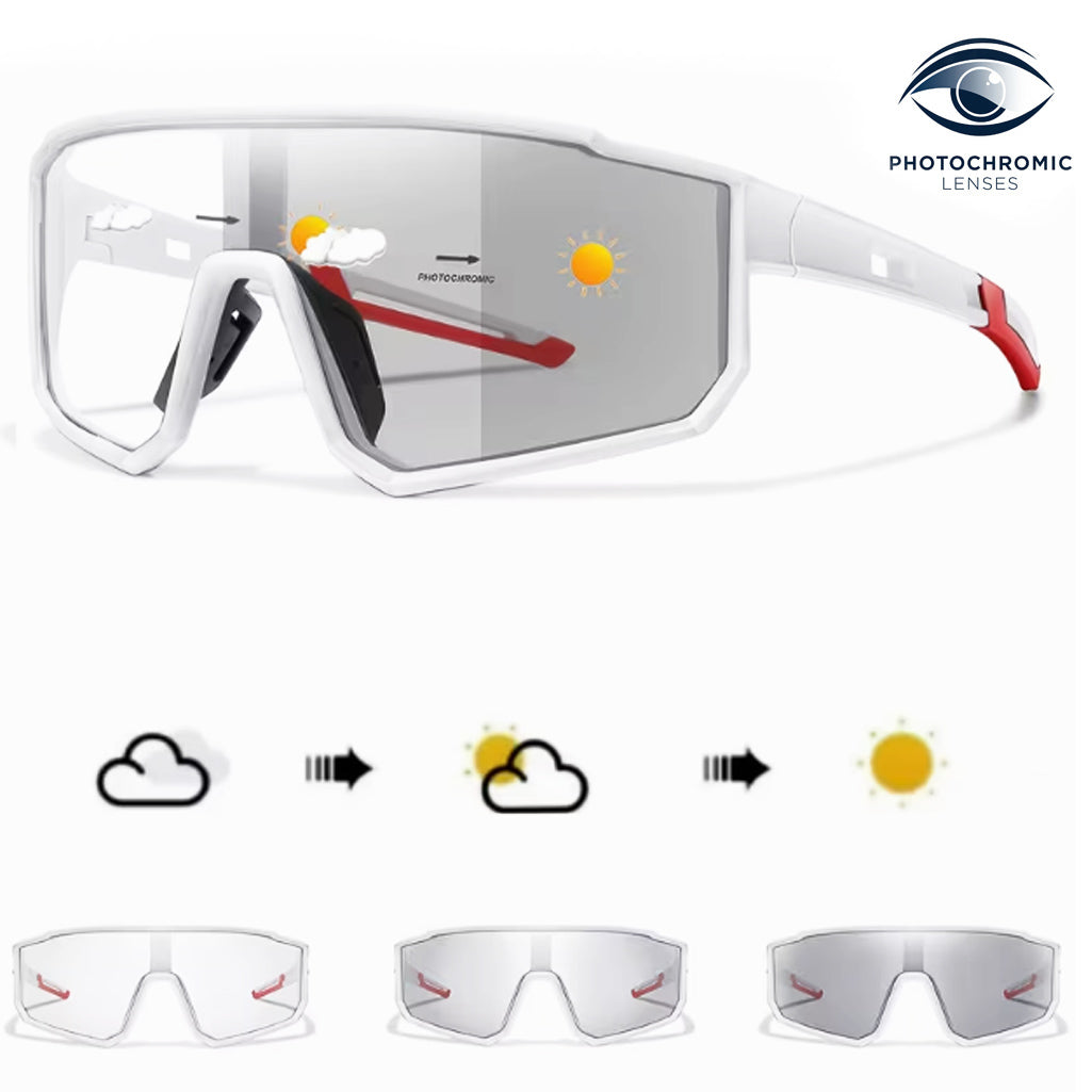 RAVU – Selbsttönende Sport Sonnenbrille mit photochromen Gläsern