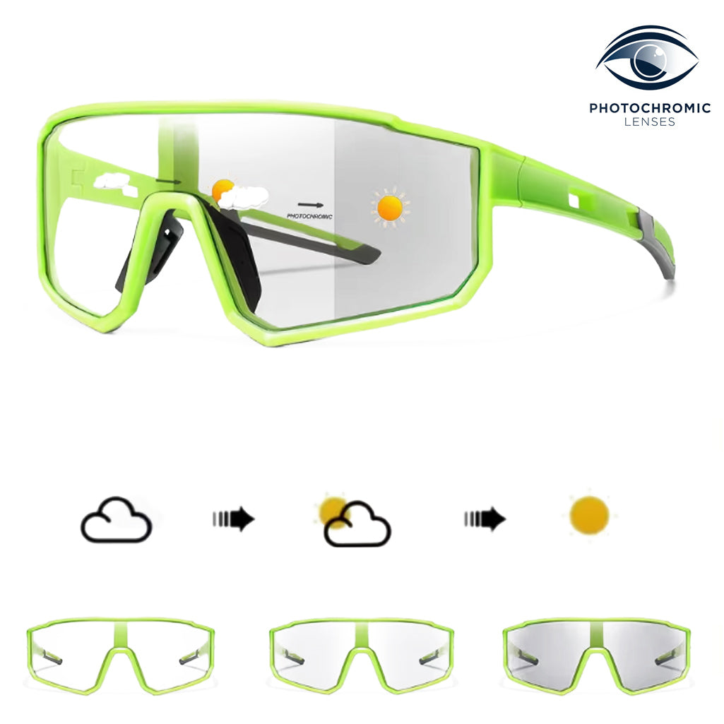 RAVU – Selbsttönende Sport Sonnenbrille mit photochromen Gläsern