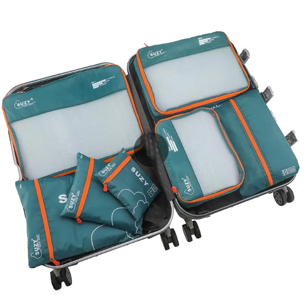 7-teiliges Packtaschen-Set für Koffer – Leichte & Robuste Reise-Organizer