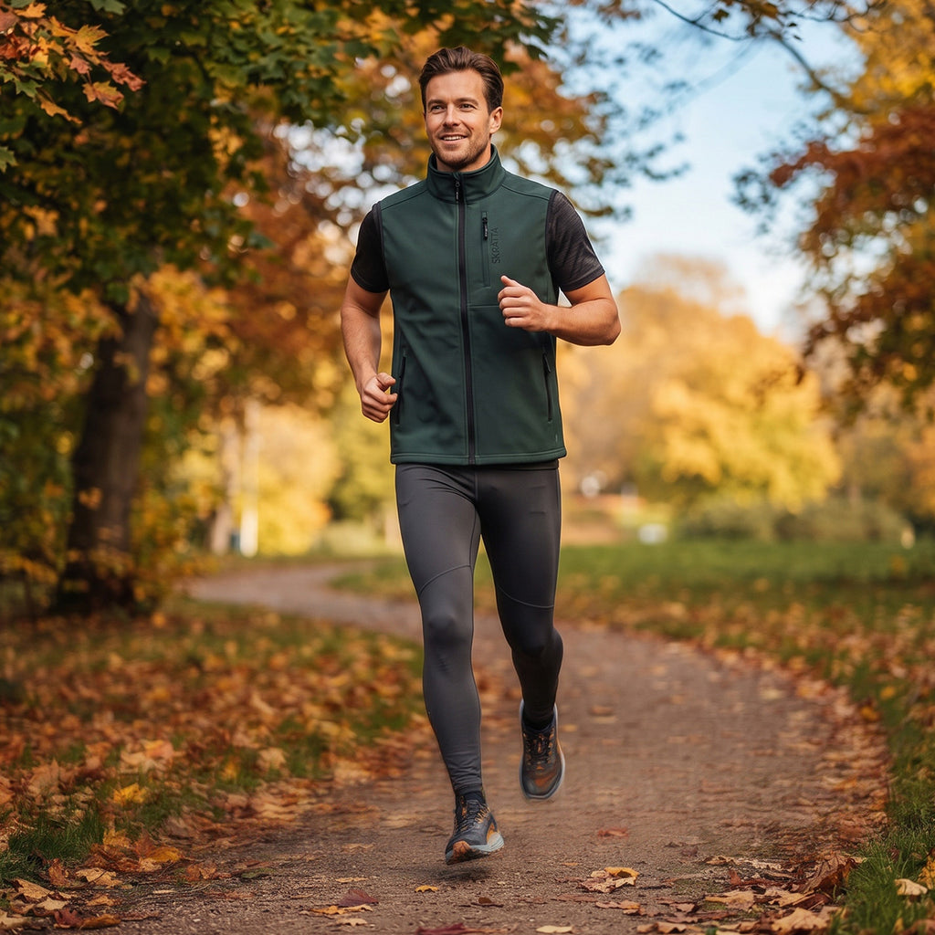 Skratta Herren Softshell-Weste – Sport Funktionsweste